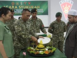 Peringati HUT Kostrad ke 64, Yonarmed 1 Kostrad Gelar Tasyakuran