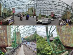 Pergola Karatan Membahayakan Pengguna Jalan, Pemkot Malang Tutup Mata