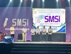 SMSI Trenggalek Resmi Dilantik, Kolaborasi Hadirkan Award DPRD dan Expo Ekonomi Rakyat