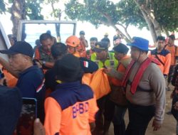 Dua Santri Asal Mojokerto Terseret Ombak Pantai Balaikambang Berhasil Diketemukan Tim SAR dalam Kondisi Meninggal Dunia