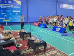 Peduli Pembinaan Usia Dini, PBSI dan Polresta Malang Kota Gelar Kejurkot Bulutangkis
