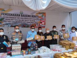 179 Kg Ganja Barang Bukti di Musnahkan Kejari Kota Malang