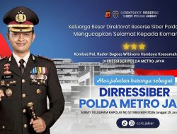 Kombes Raden Bagoes Resmi Pimpin Direktorat Siber Polda Metro Jaya, Kapolri Lakukan Rotasi Strategi