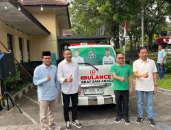 Wujudkan Misi Partai, Wali Kota Malang dan Sekjen PKB Cak Udin Luncurkan Ambulans Gratis Sam Anas