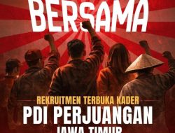 Bidik Anak Muda Gen Z, DPD PDIP Jatim Buka Rekrutmen Kader Partai