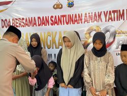 Semangat Peringati HUT Bhayangkara ke 80, Polsek Gedangan Gelar Doa Bersama dan Santunan Anak Yatim