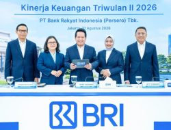 BRI Cetak Laba Bersih Rp31,2 Triliun pada Triwulan II 2026, Tumbuh 17,5%