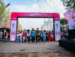 3.000 Warga Padati Semarak Merah Putih BRI di Pujon Kidul