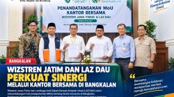 WIZSTREN Jatim Dan LAZ DAU Resmi Bersinergi, Kantor Bersama Di Bangkalan Jadi Langkah Strategis